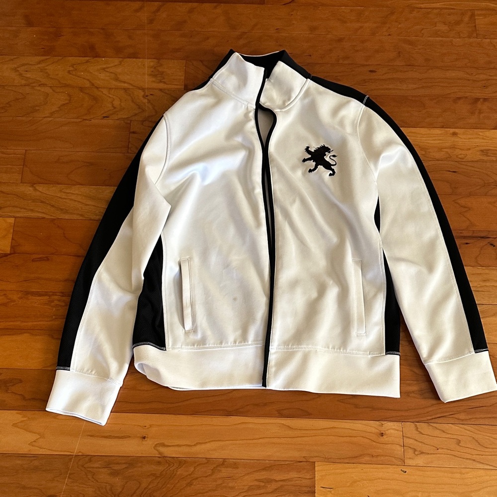 Express White and Black Track Jacket